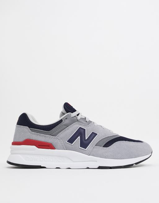 New Balance 997 trainers in navy and grey