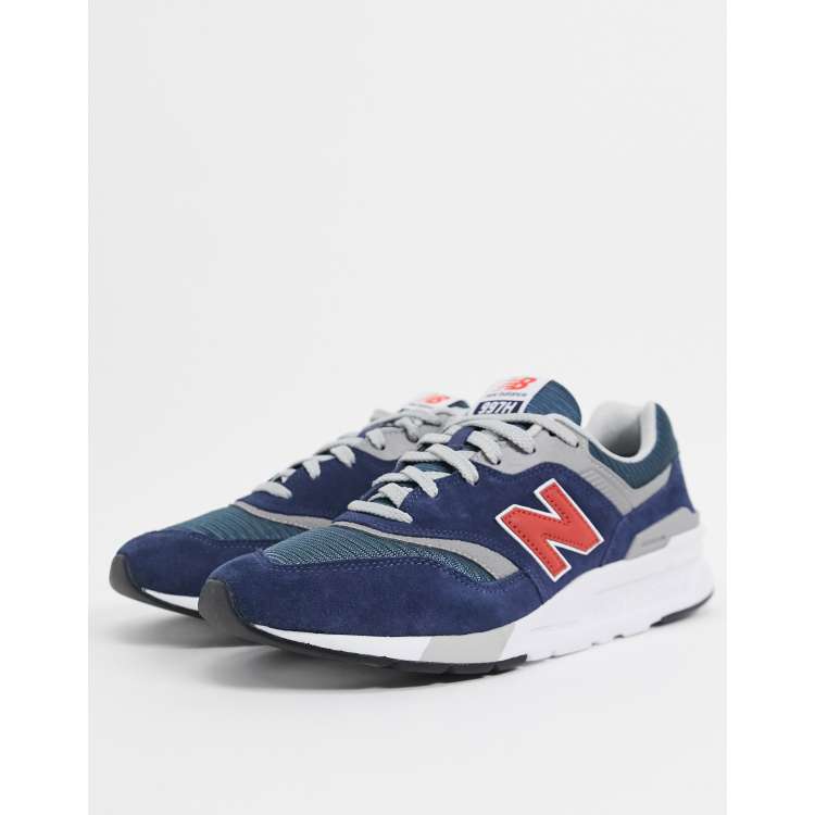 New balance best sale 997 white navy