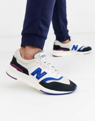 new balance 997 trainers in white
