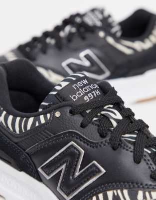 black leopard print trainers