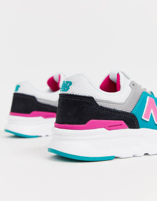 new balance colourful trainers