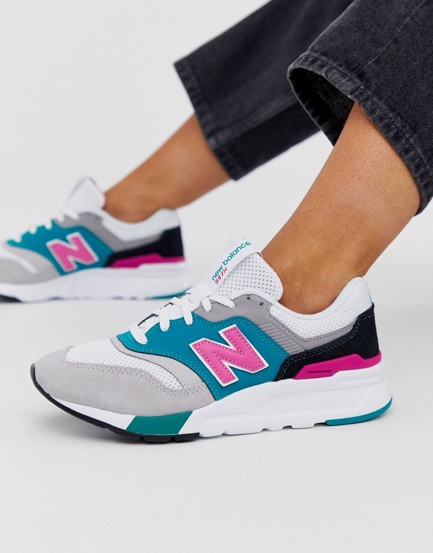 New Balance - 997H - Sneakers colour block bianche-Bianco