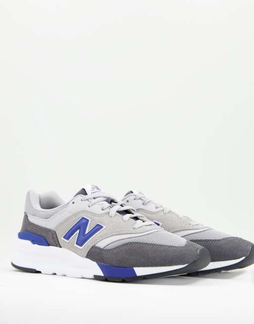 New Balance - 997H - Sneakers in camoscio grigio scuro e blu