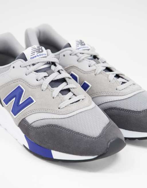 New Balance 997H Sneakers in donkergrijs en blauw su de