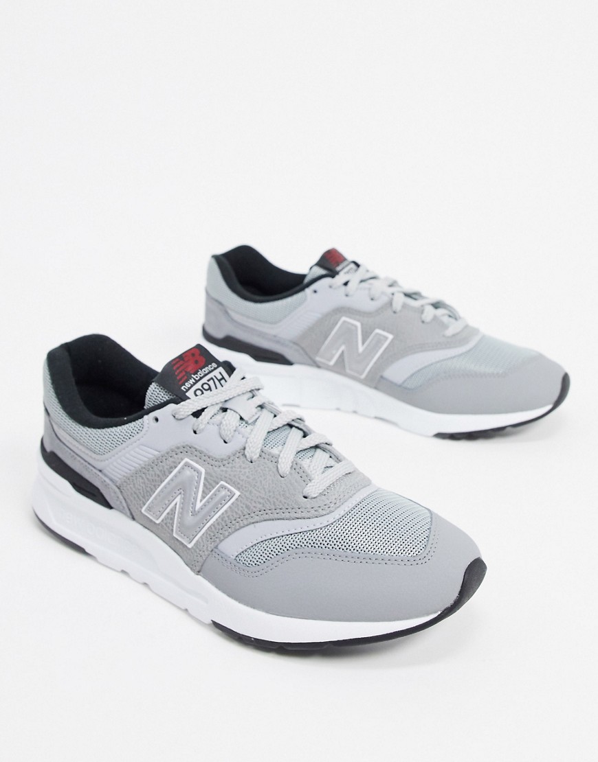 NEW BALANCE 997H SNEAKERS IN GRAY AND BLACK-GREY,CM997HFM