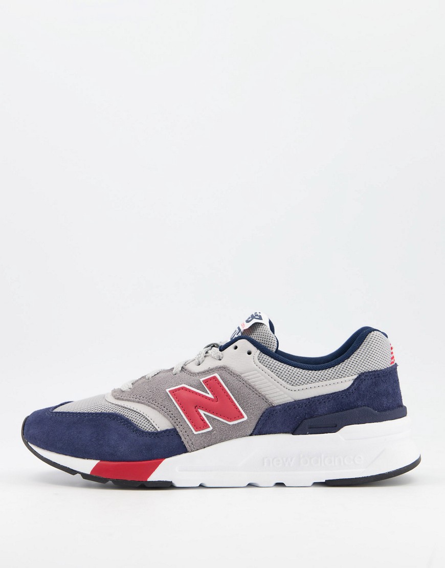 New Balance 997H sneakers in navy and red