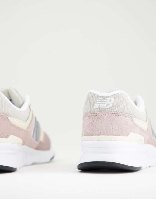 New Balance 997H sneakers in pink and cream, 4 of 4