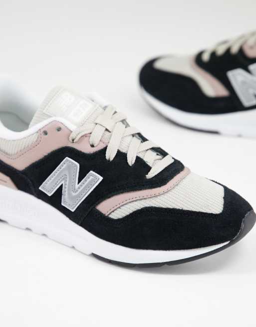 Black and pink 2025 new balance trainers