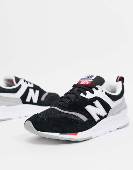 New Balance 997H trainers in black and white ASOS