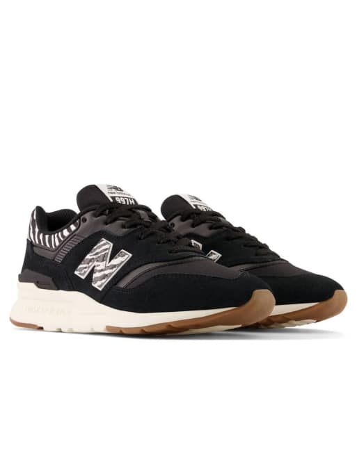 New balance 997h black hot sale white