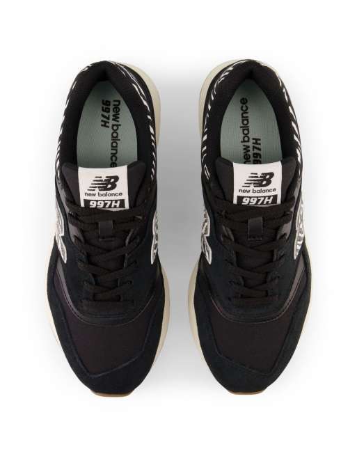 New balance 997h hot sale black and white