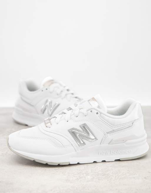 New Balance 997H trainers in white/silver | ASOS