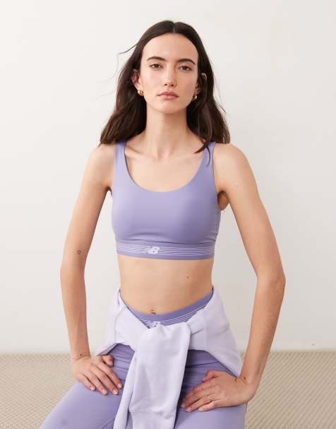 New Balance - Ac - Reggiseno da allenamento viola fumé - view 1