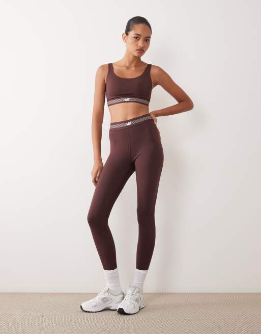 New Balance Ac train bra in cherry leather, 2 of 4