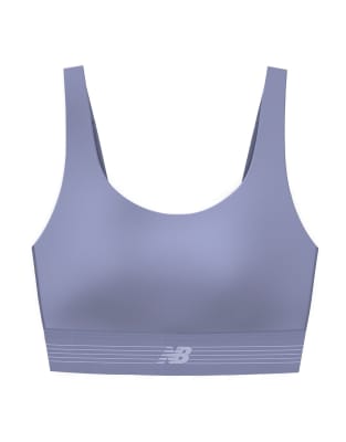 New Balance Ac train bra in dark smoked violet-Purple