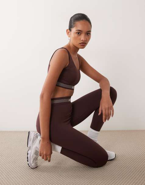 New Balance AC Trainlegging 25" in kersenrood leer - view 1