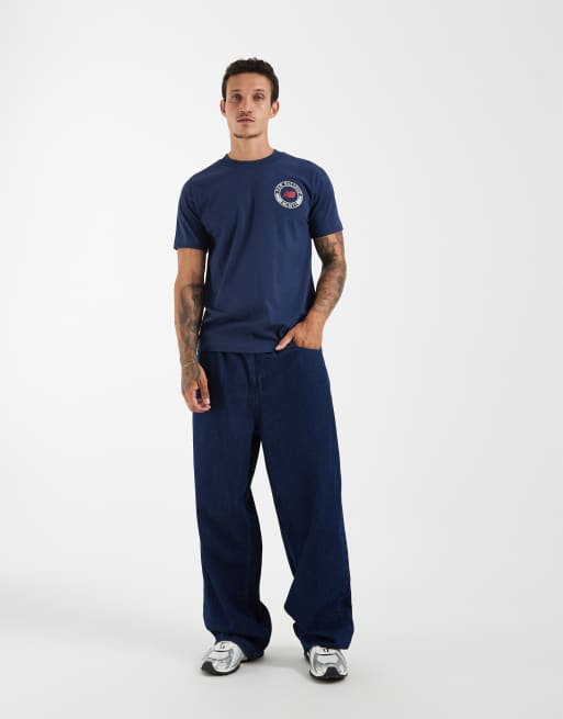New Balance - Academic Circle - Marineblå afslappet T-shirt, 2 af 5