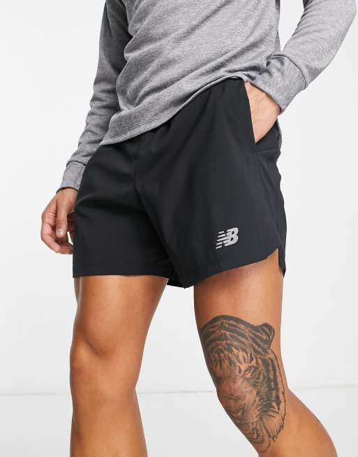 New Balance Accelerate 5 inch running shorts in black