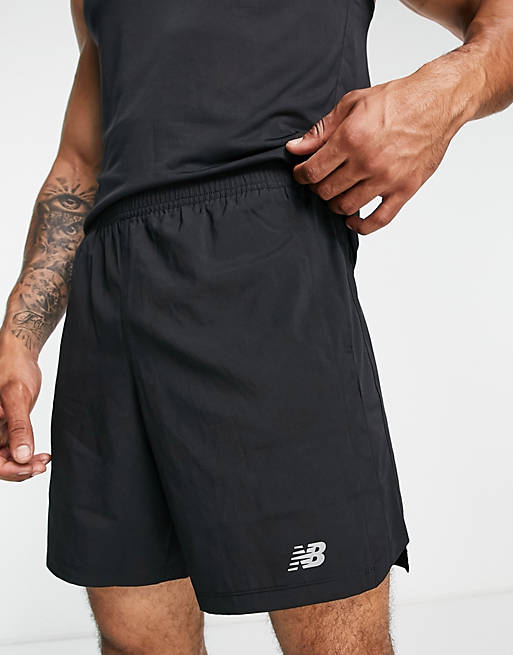 New Accelerate 7 running shorts in black |