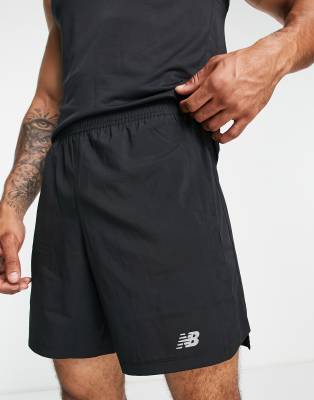 New Balance Accelerate 7 inch running shorts in black ASOS