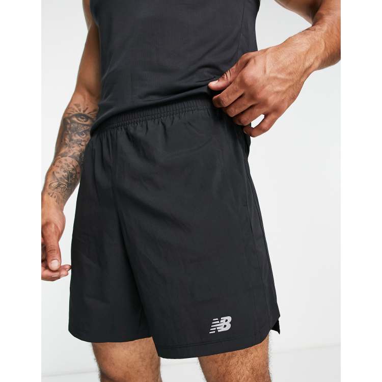 New Balance 7 Inch Mens Running Shorts Black, £26.00