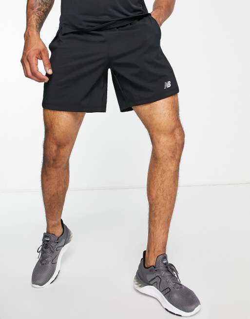 New Balance Accelerate 7 inch running shorts in black ASOS