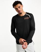 The North Face Running 1/4 Zip FlashDry long sleeve top in grey