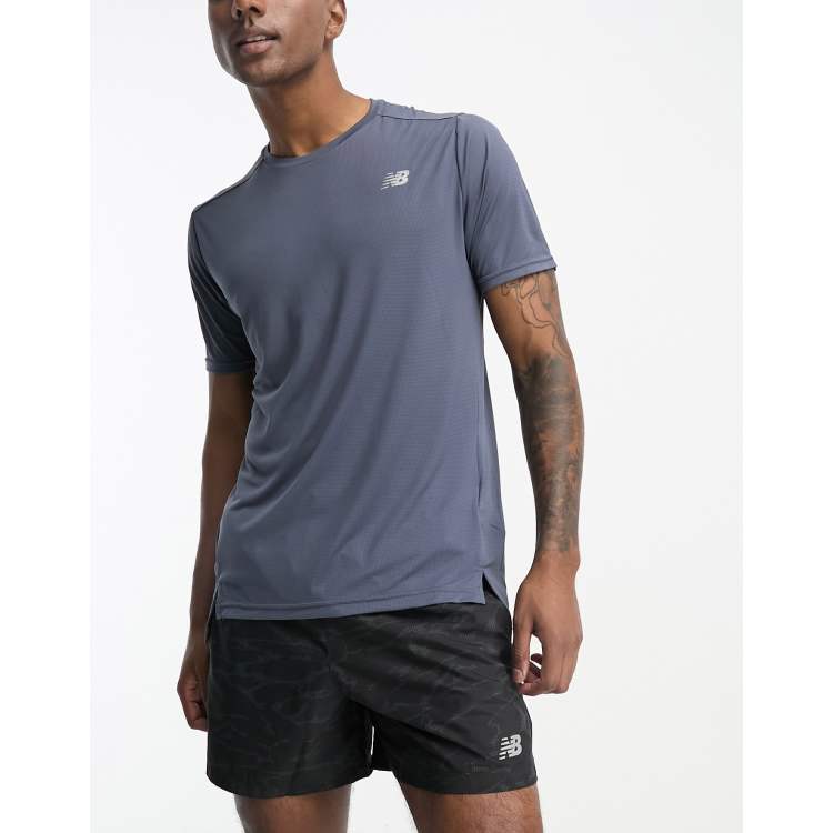 New Balance Accelerate short sleeve in grey