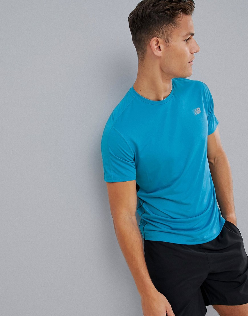 New Balance - Accelerate - T-shirt da corsa blu