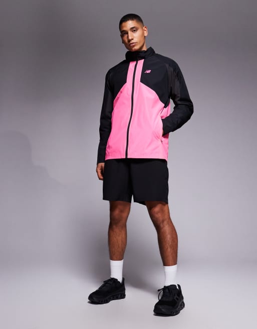 New Balance Active jacket in black and pink, 2 of 5