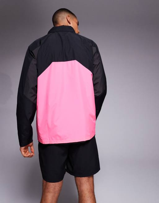 New Balance Active jacket in black and pink, 3 of 5