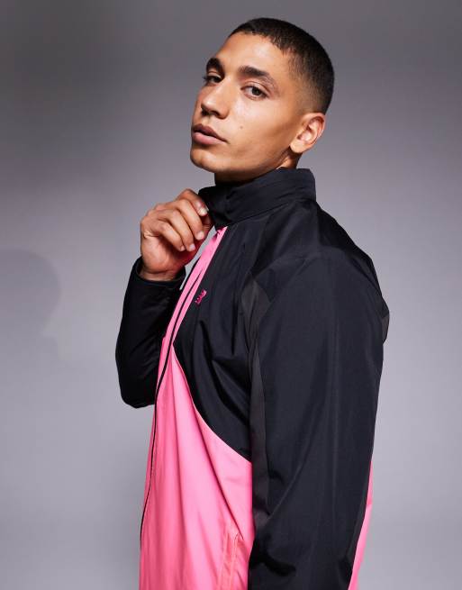 New Balance Active jacket in black and pink, 4 of 5