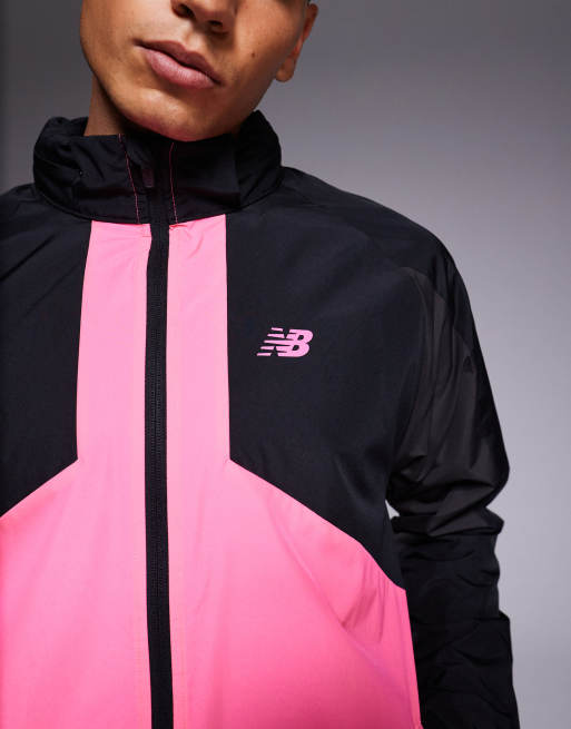 New Balance Active jacket in black and pink, 5 of 5