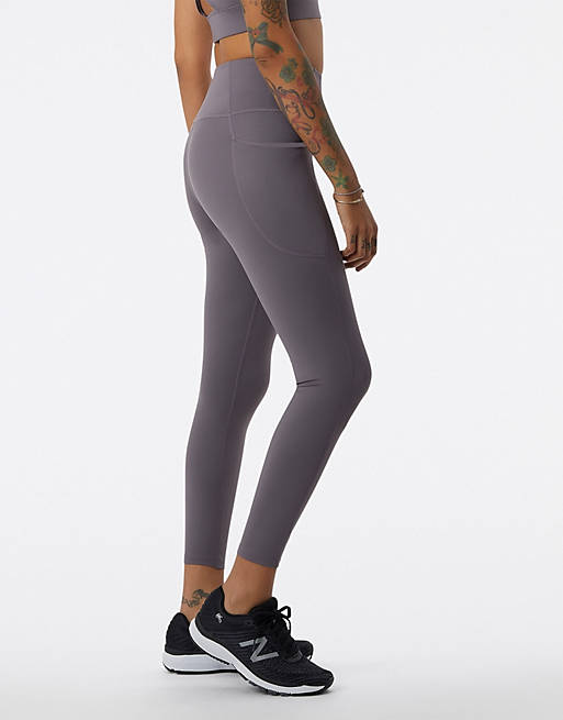 New Balance Active leggings in gray | ASOS