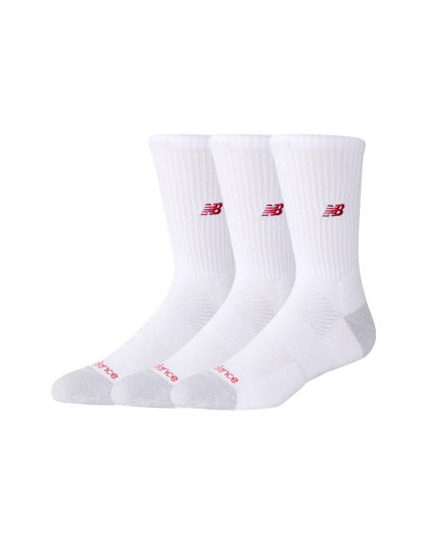 New Balance Active Premium 3er-Pack Crew in Weiß - view 1