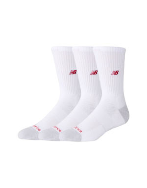 New Balance Active premium crew 3 pack in white