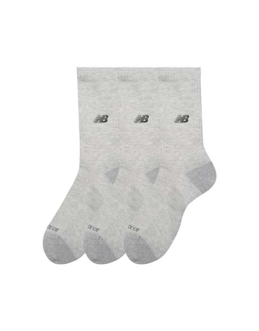 New Balance Active premium enkelsokken set van 3 in atletisch grijs, 2 van 4