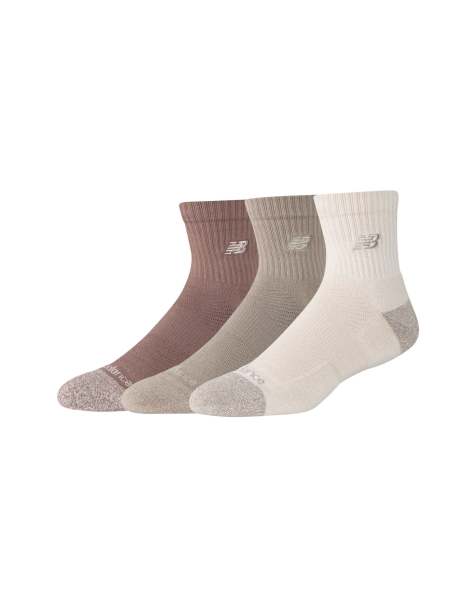 New Balance Active premium qtr 3-pack in wit - view 1