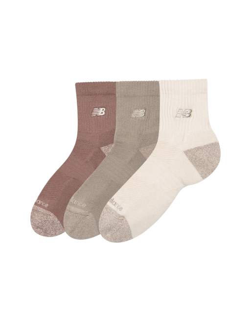 New Balance Active premium qtr 3-pack in wit, 2 van 4