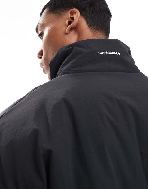 New Balance All day puffer jacket in black