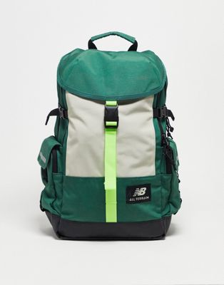 New Balance All Terrain backpack in khaki  - ASOS Price Checker