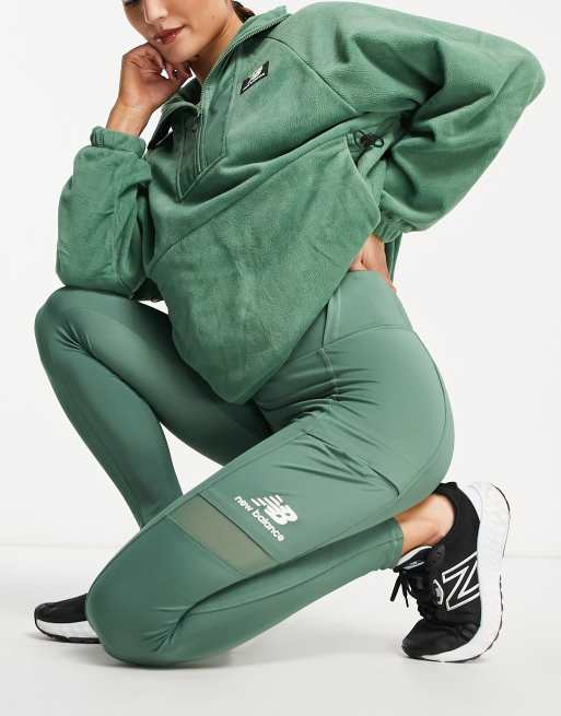 New Balance Wmns All Terrain Leggings Green - Womens - Sweatpants New  Balance