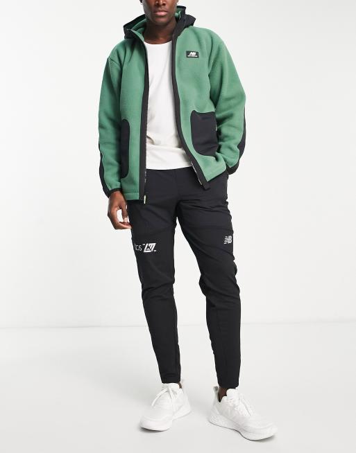 New Balance All Terrain Season Uniseks jack met capuchon in kaki