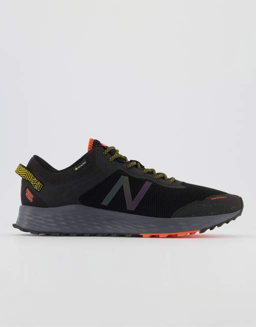 New Balance Arishi GoreTex trainers in black and purple ASOS