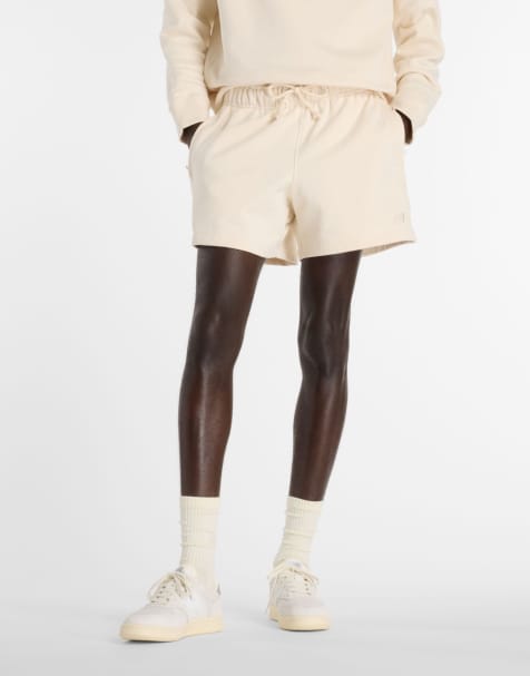 New Balance - Athletics - 5 inch short van terry in crème - view 1
