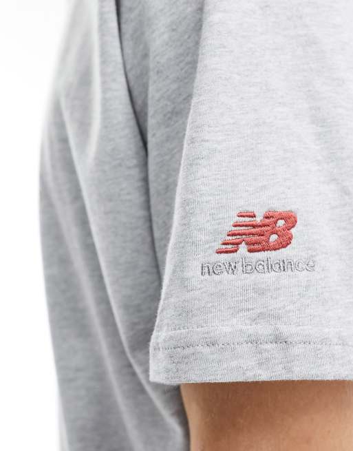 New Balance Athletics Archive Graphic t-shirt in grey, 2 of 4