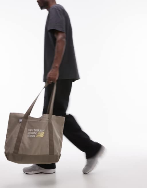 New Balance - Athletics - Borsa shopping color pietra