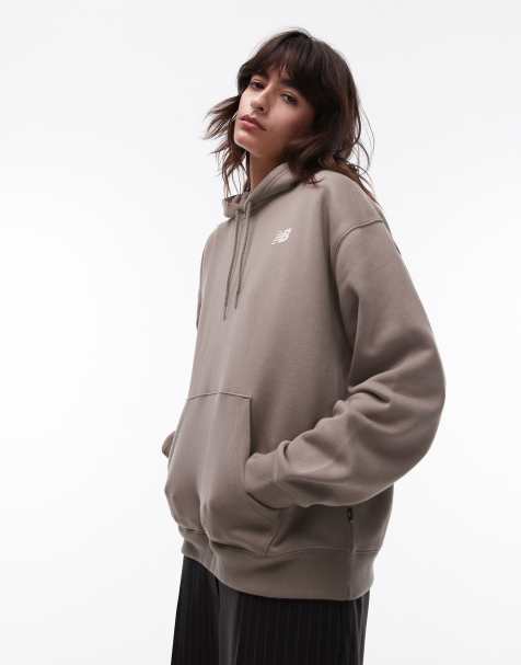 New Balance - Athletics Club - Felpa con cappuccio grigia - view 1