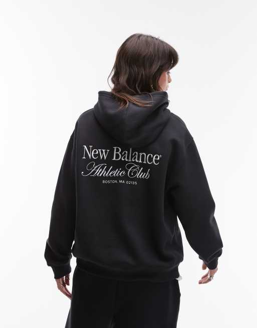 New Balance – Athletics Club – Svart huvtröja, 2 av 4