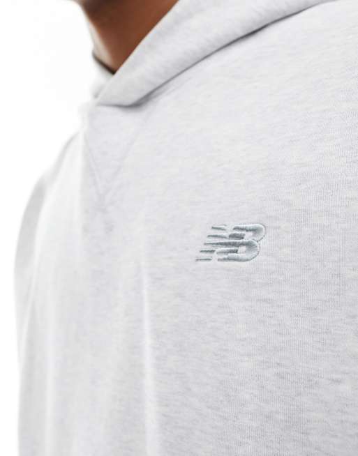 New Balance Athletics french terry hoodie in grey, 4 of 4